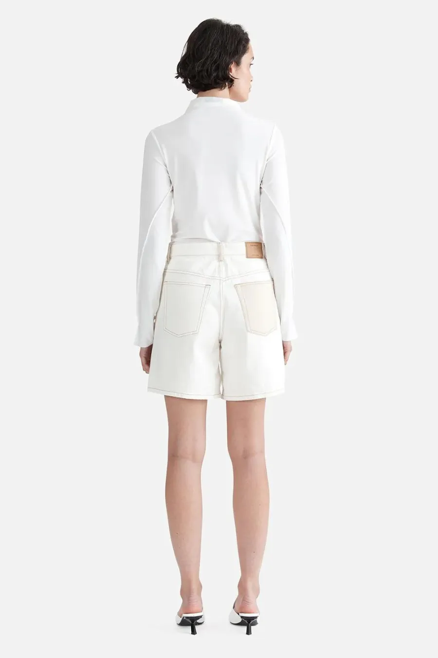 Audrey Mini Short White/Stone