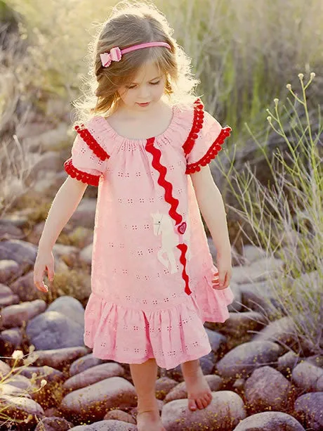 CAROUSEL - Easy Girls Peasant Dress Pattern