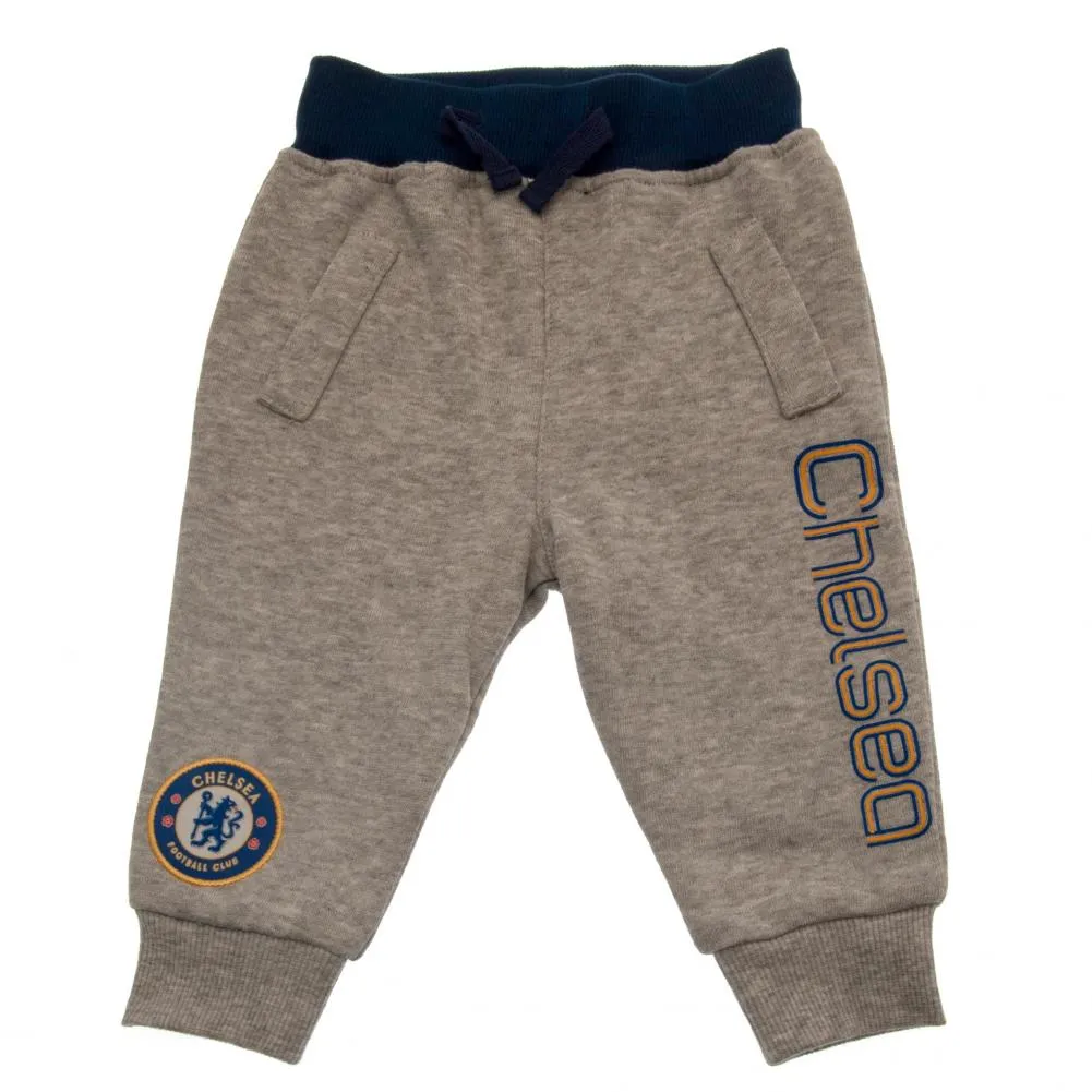 Chelsea FC Joggers for Kids (3-4 Years) - Grey and Blue
