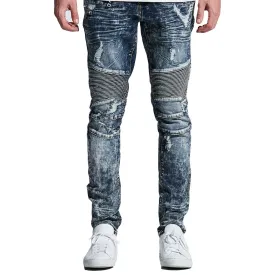 Embellish Tanner Biker Denim Jeans