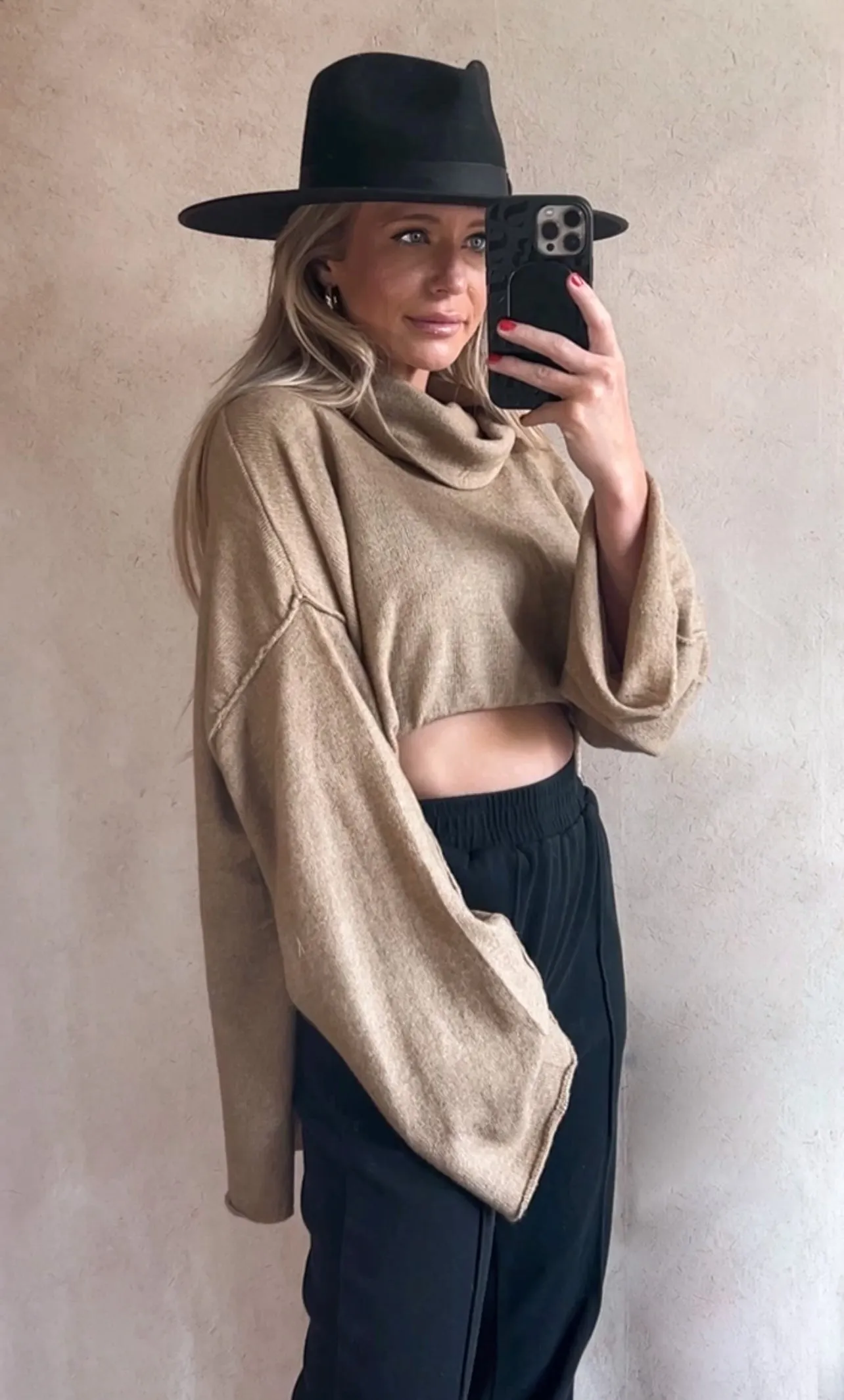 Exposed Seam boxy sweater