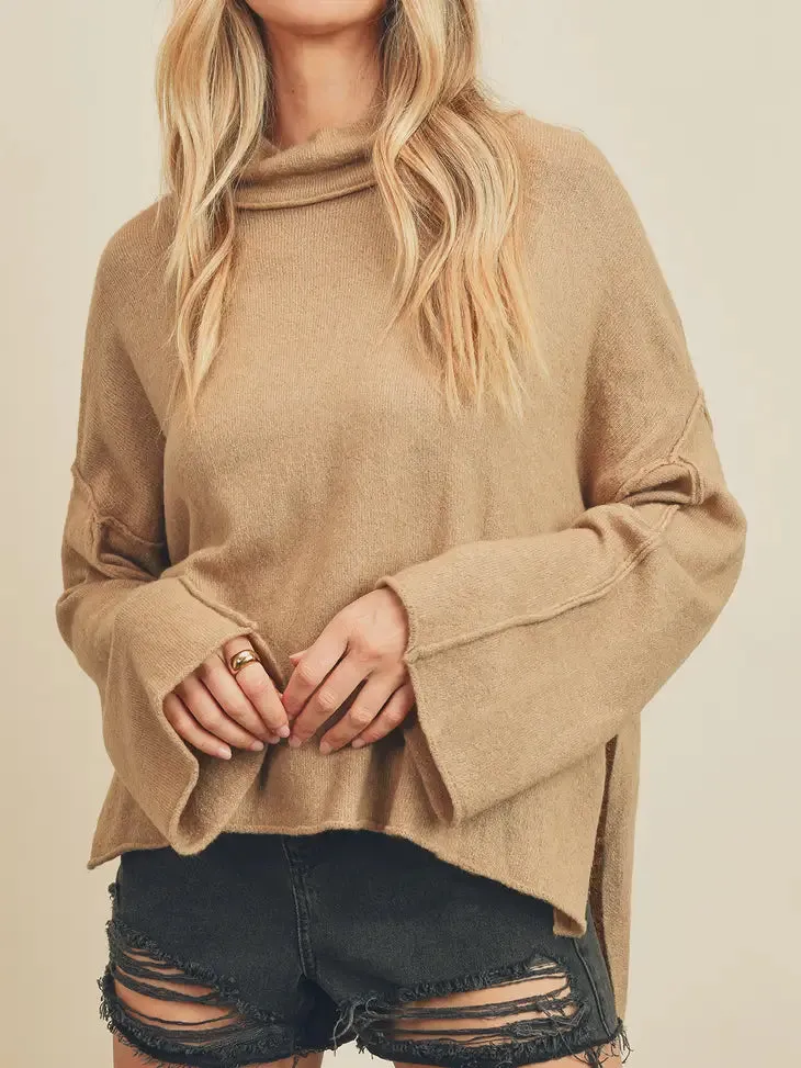 Exposed Seam boxy sweater