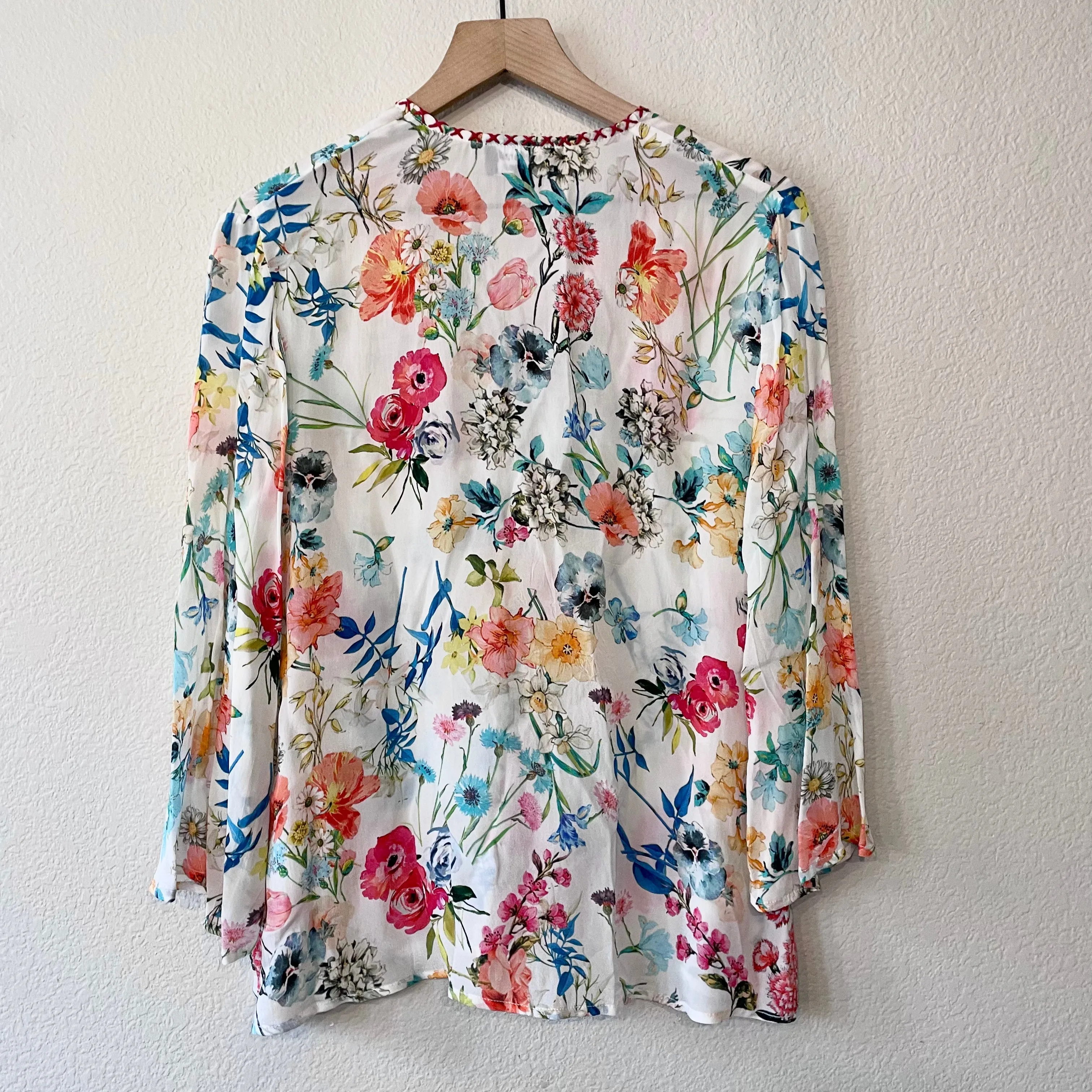 Floral Peasant Top