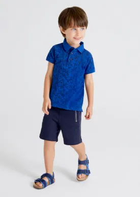 Knit Short with Side Panel Detail