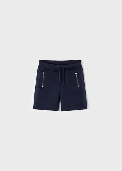 Knit Short with Side Panel Detail
