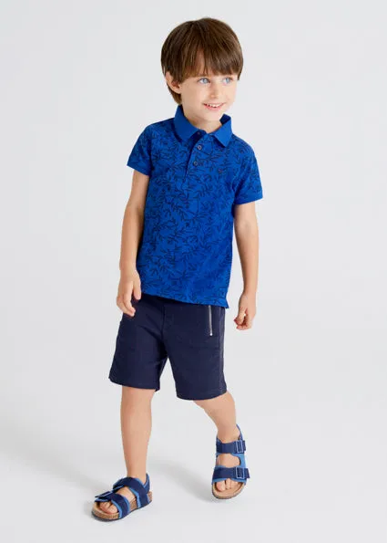 Knit Short with Side Panel Detail