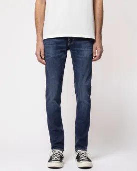 Nudie Tight Terry Skinny Fit Mens Jeans - Dark Steel