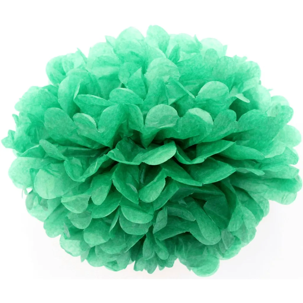 Paper Puffer Ball Green