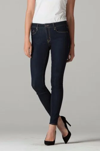 Parker Smith: Ava Ultra Dark Jean in Pacific