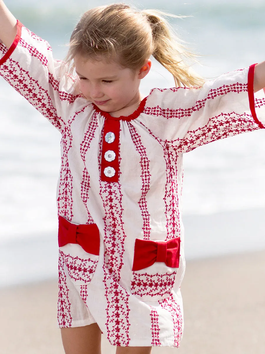 POPPY - Girls Peasant Dress Patterns - Short/Long Sleeve