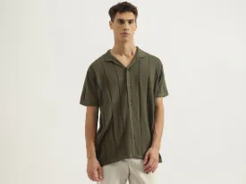 Regular Fit Polo Neck Striped Shirts