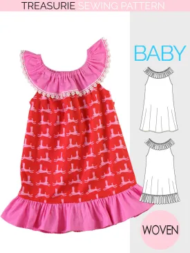 SUSIE- Baby Dress Pattern  (0-24 Months)