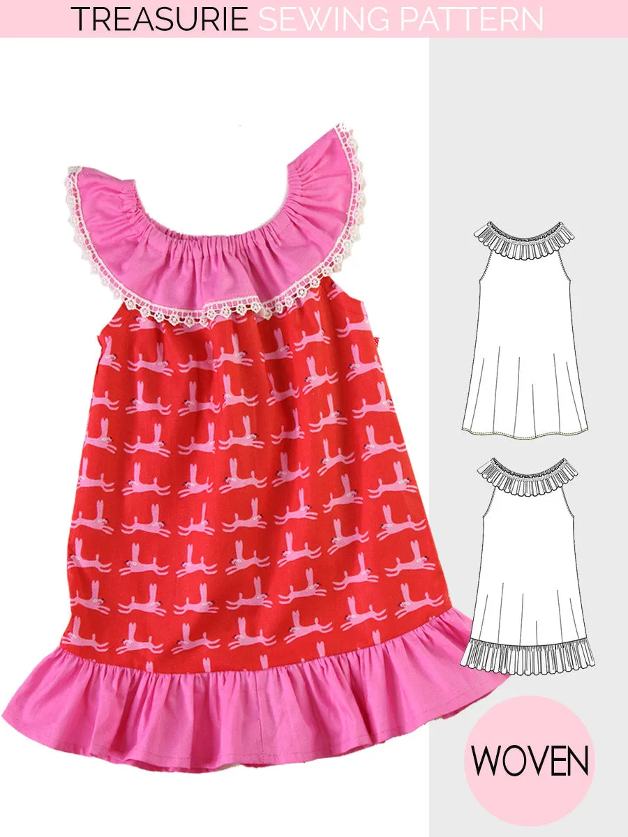SUSIE- Baby Dress Pattern  (0-24 Months)