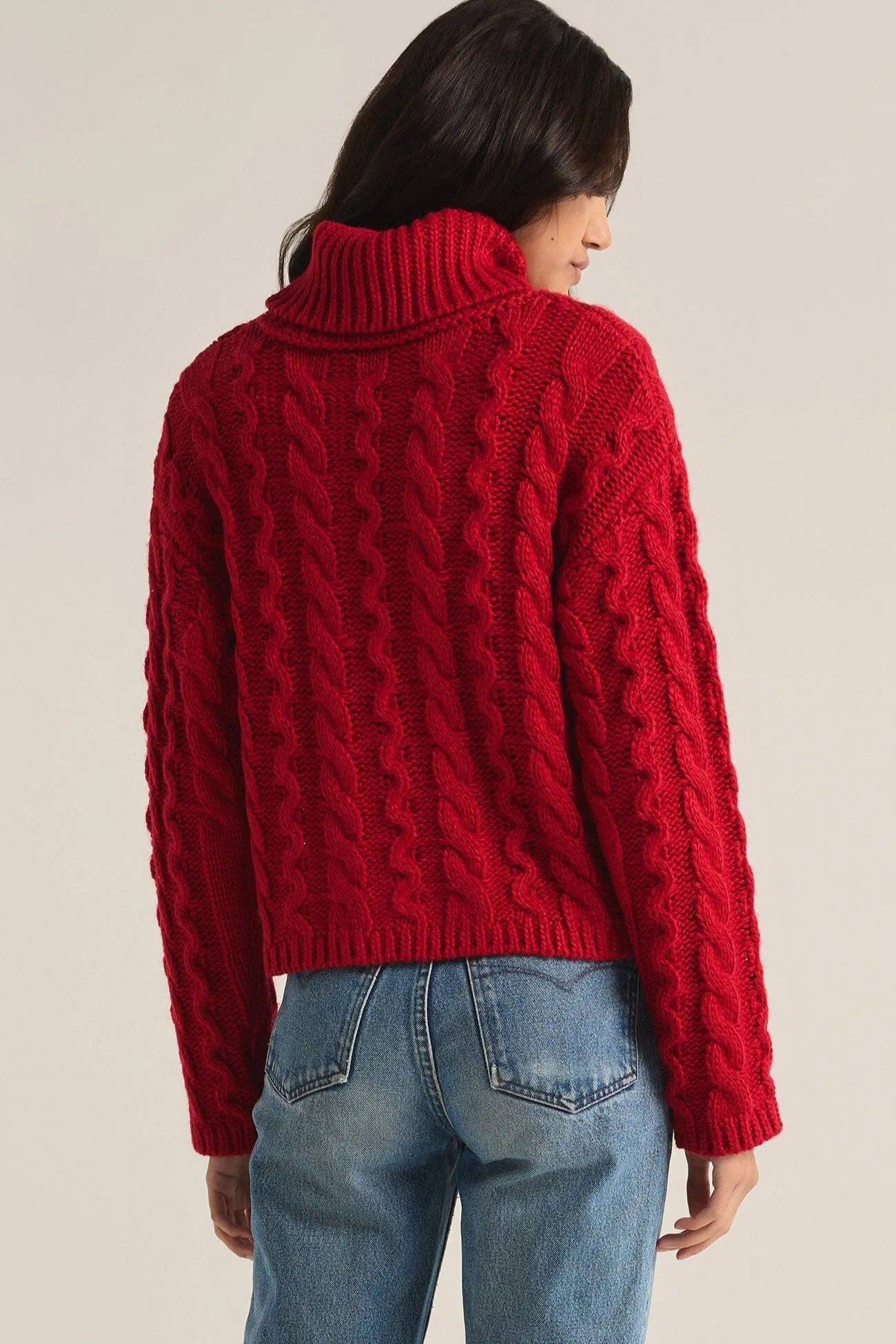 Tied to You Sweater - Haute Red