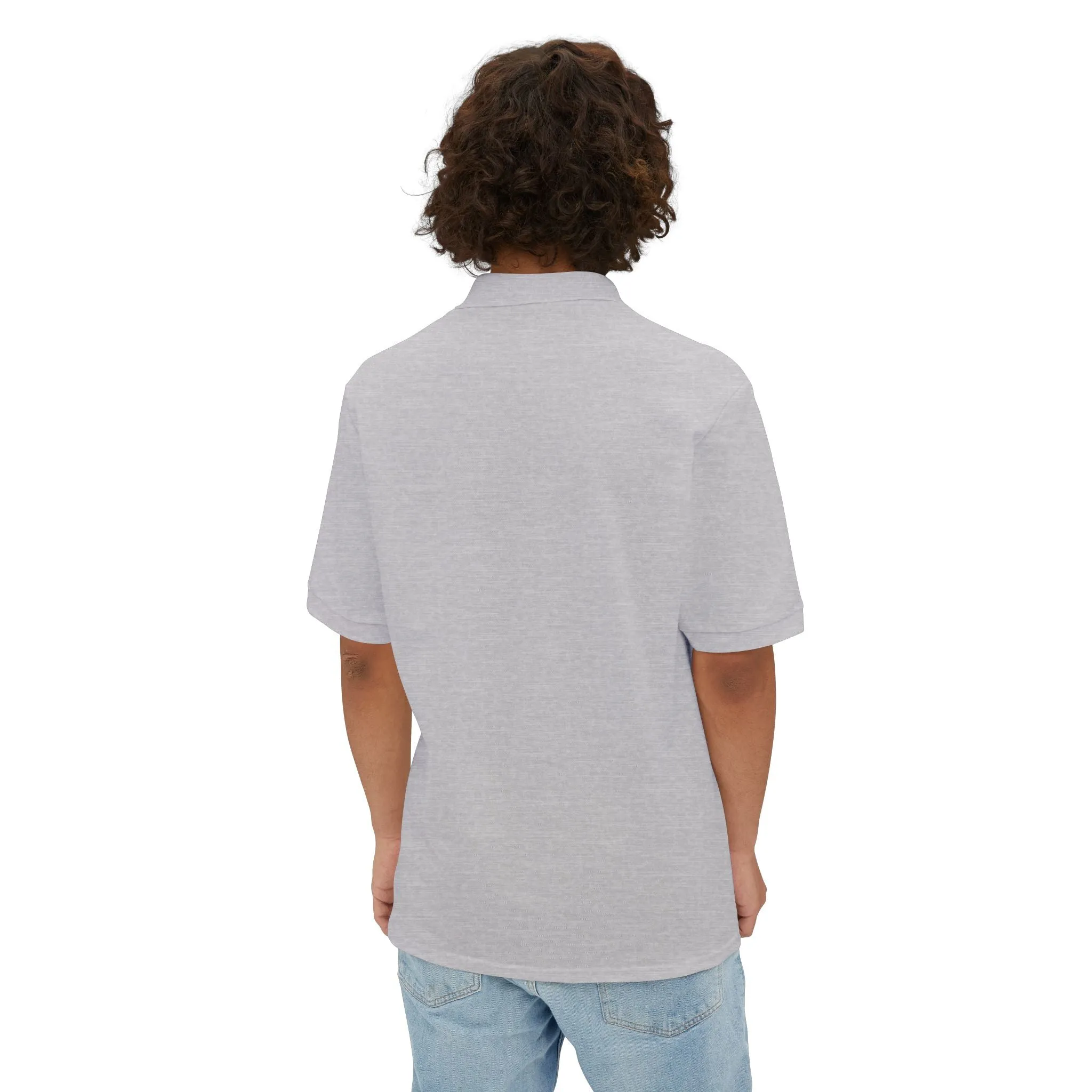 Transylvanian Scent Hound Men's Piqu Polo Shirt - Exquisite Craftsmanship and Timeless Elegance