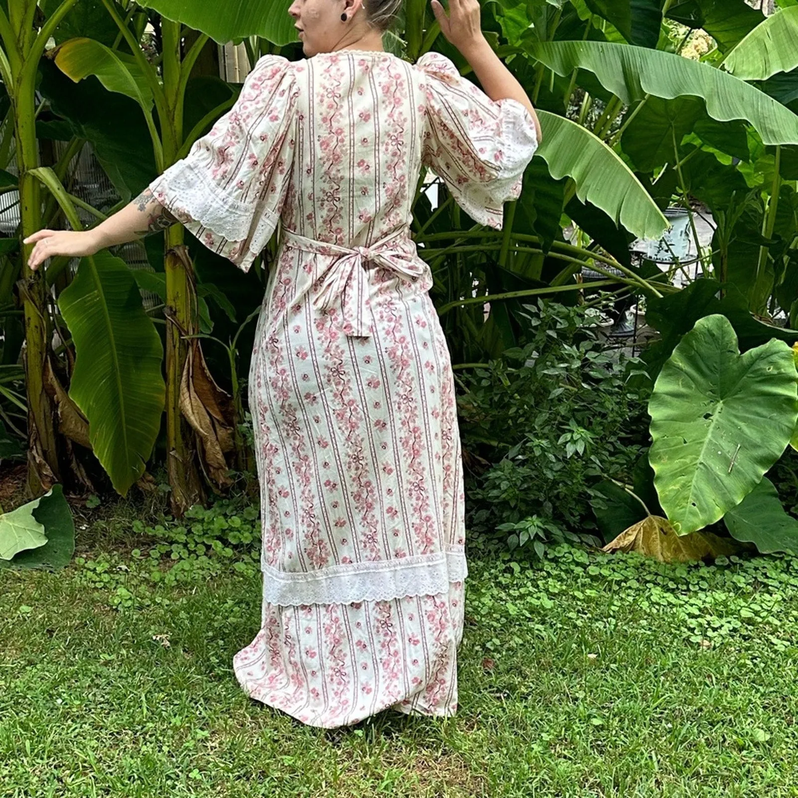 Vintage Jack Kramer 70’s  Boho Maxi Dress